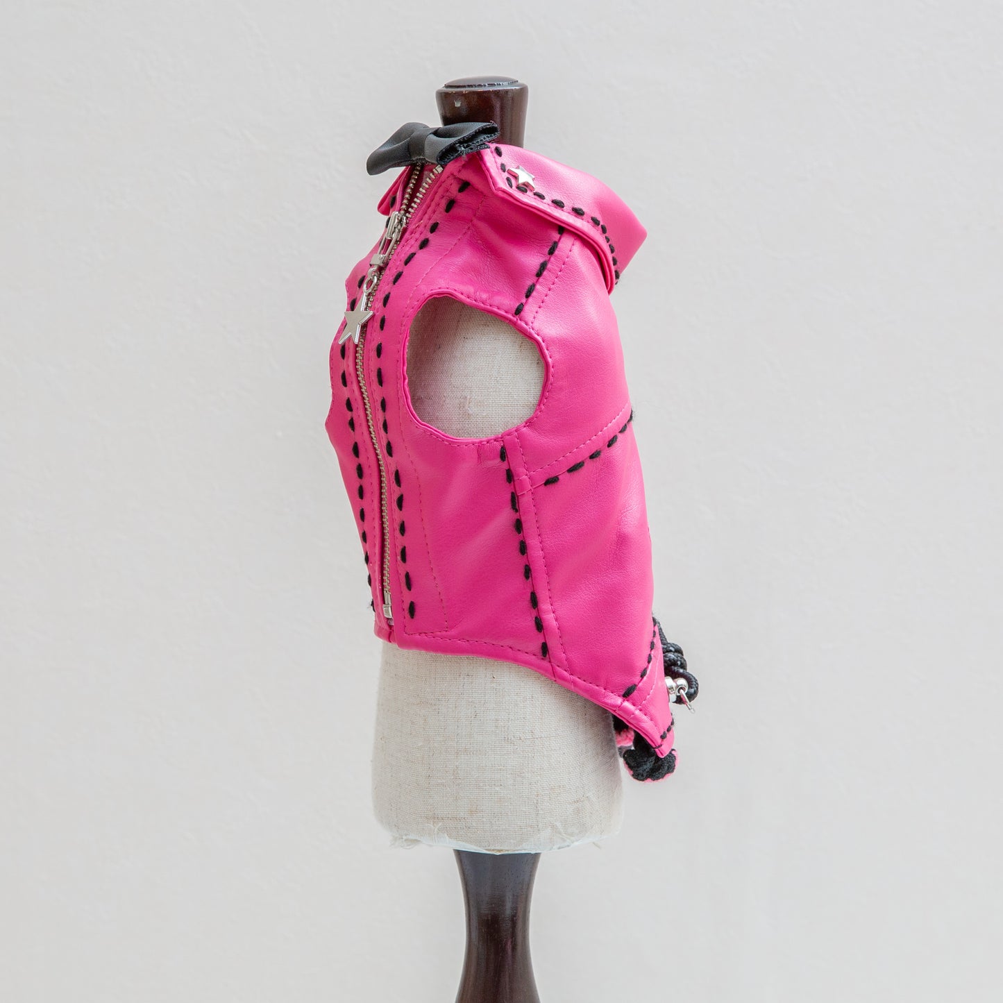 ピンクライダースベスト【OROKU】