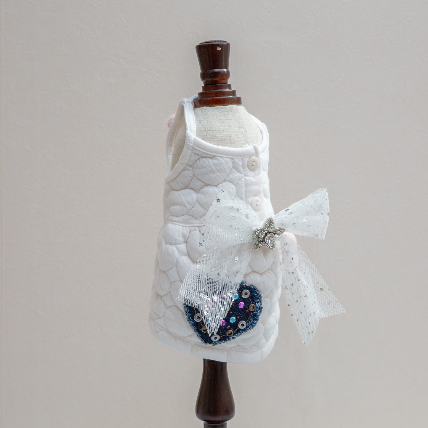 ホワイトハートワンピ