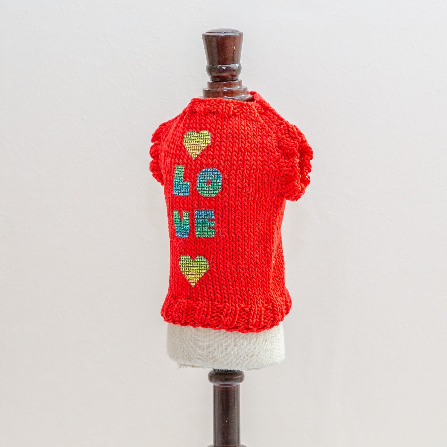 44-sweater red with love written