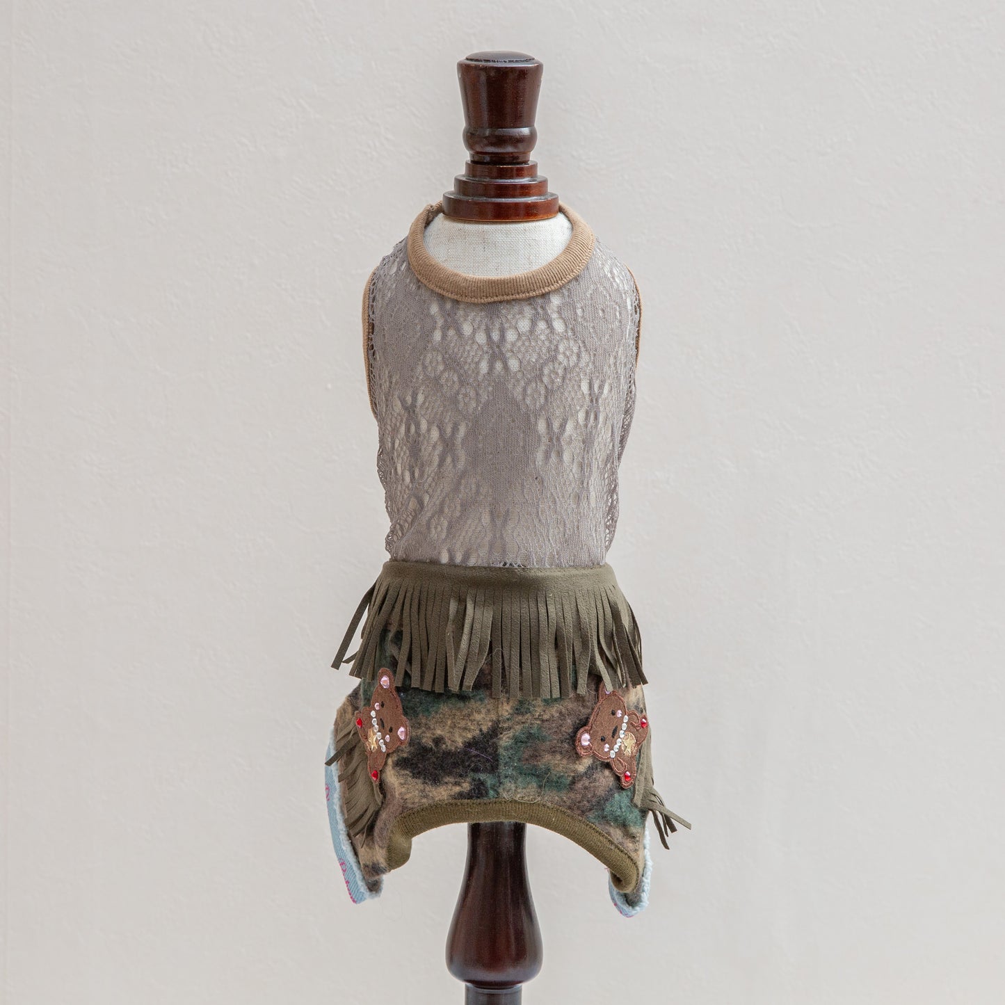 フリンジリメイク迷彩パンツ