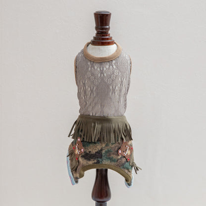 フリンジリメイク迷彩パンツ