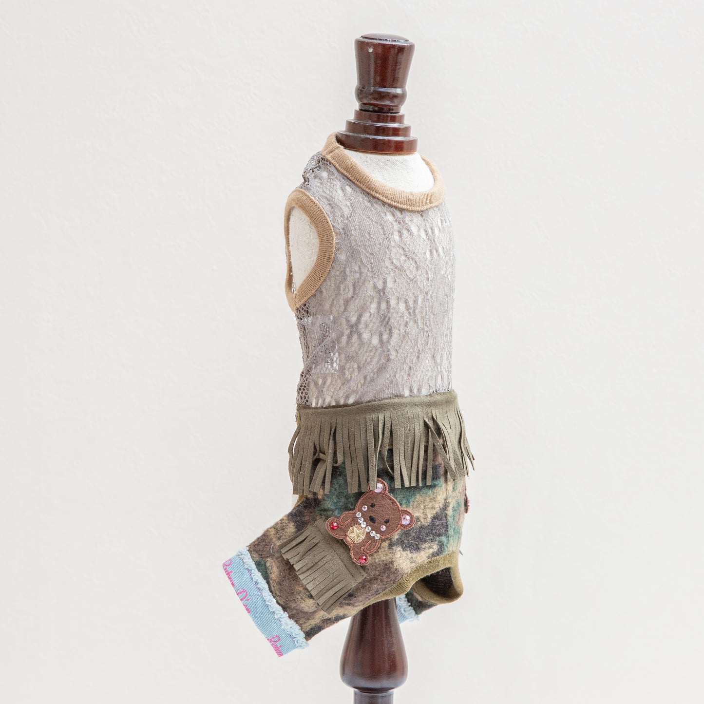 フリンジリメイク迷彩パンツ