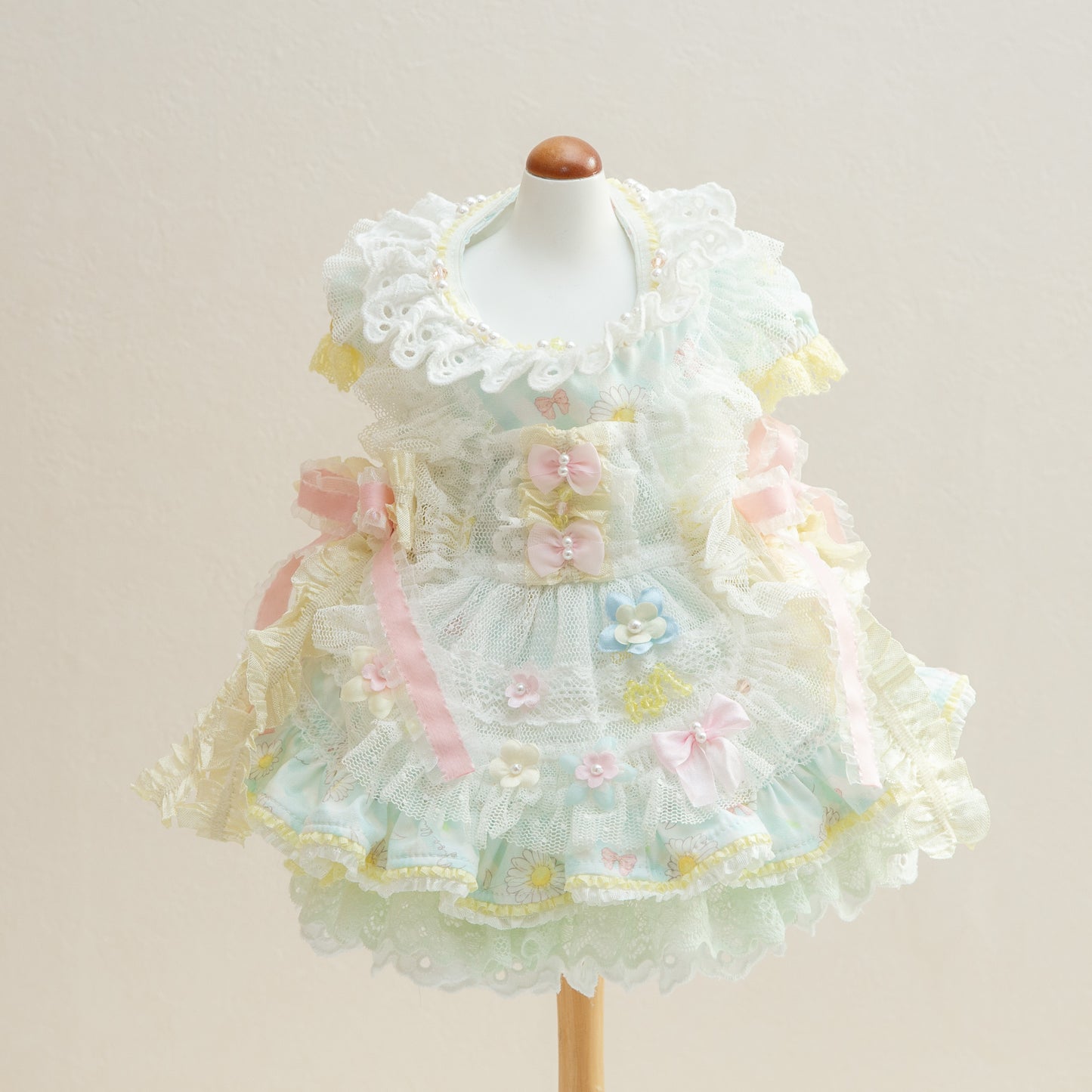 Daisy girl ｴﾌﾟﾛﾝset 【Miss blue pet】