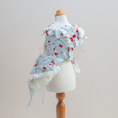 Little Cherry dress【Miss blue pet】