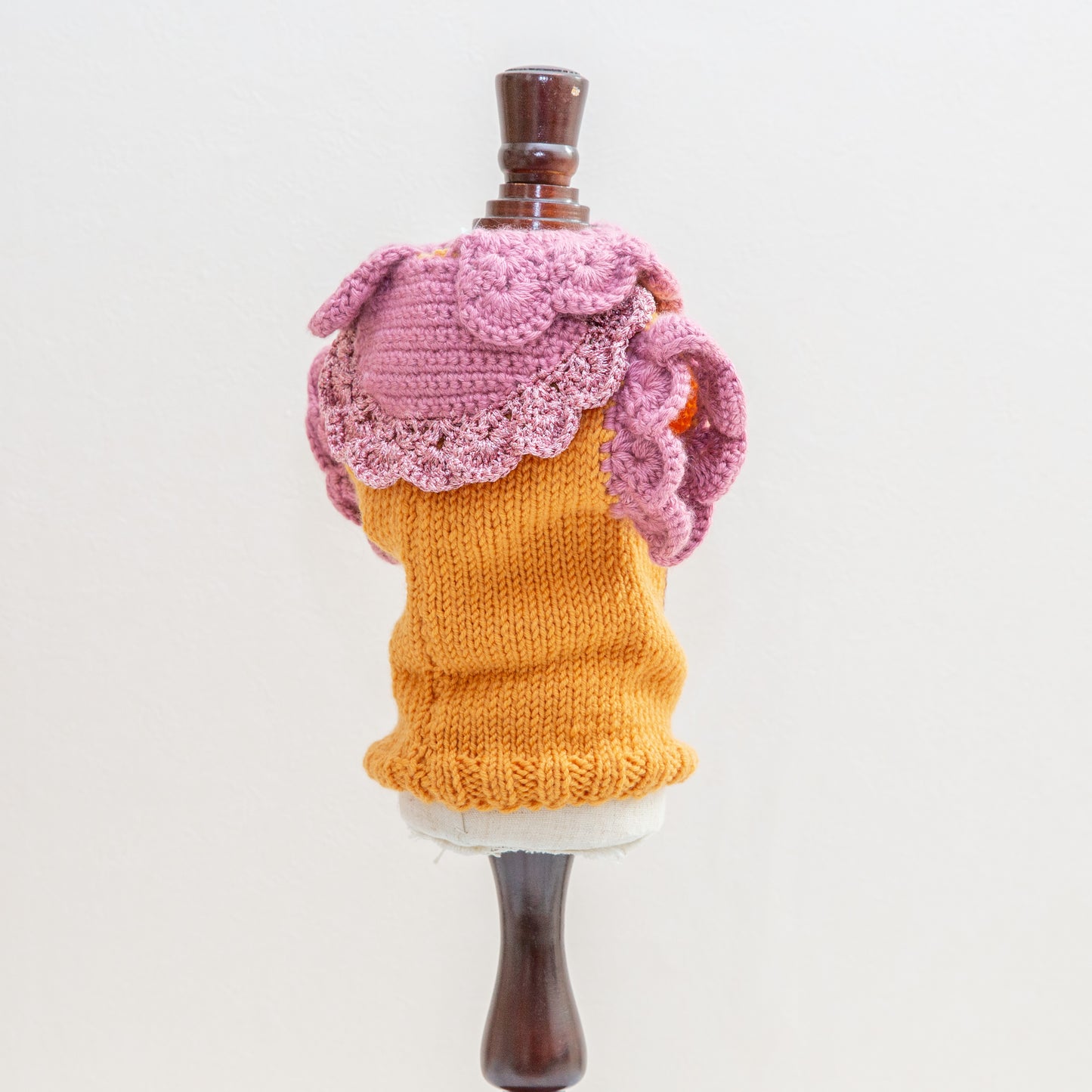 13-pullover wool yellow and pink lurex