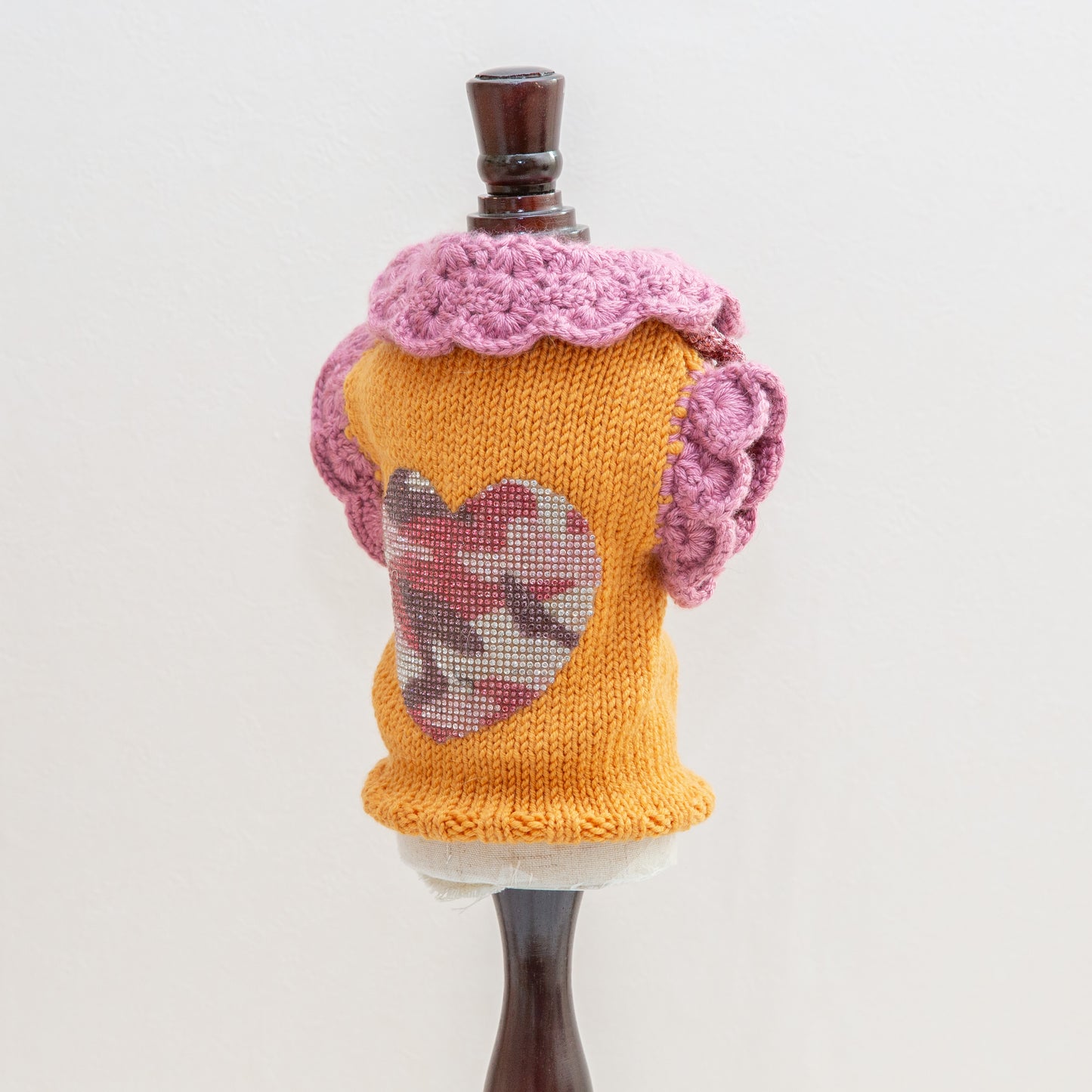 13-pullover wool yellow and pink lurex