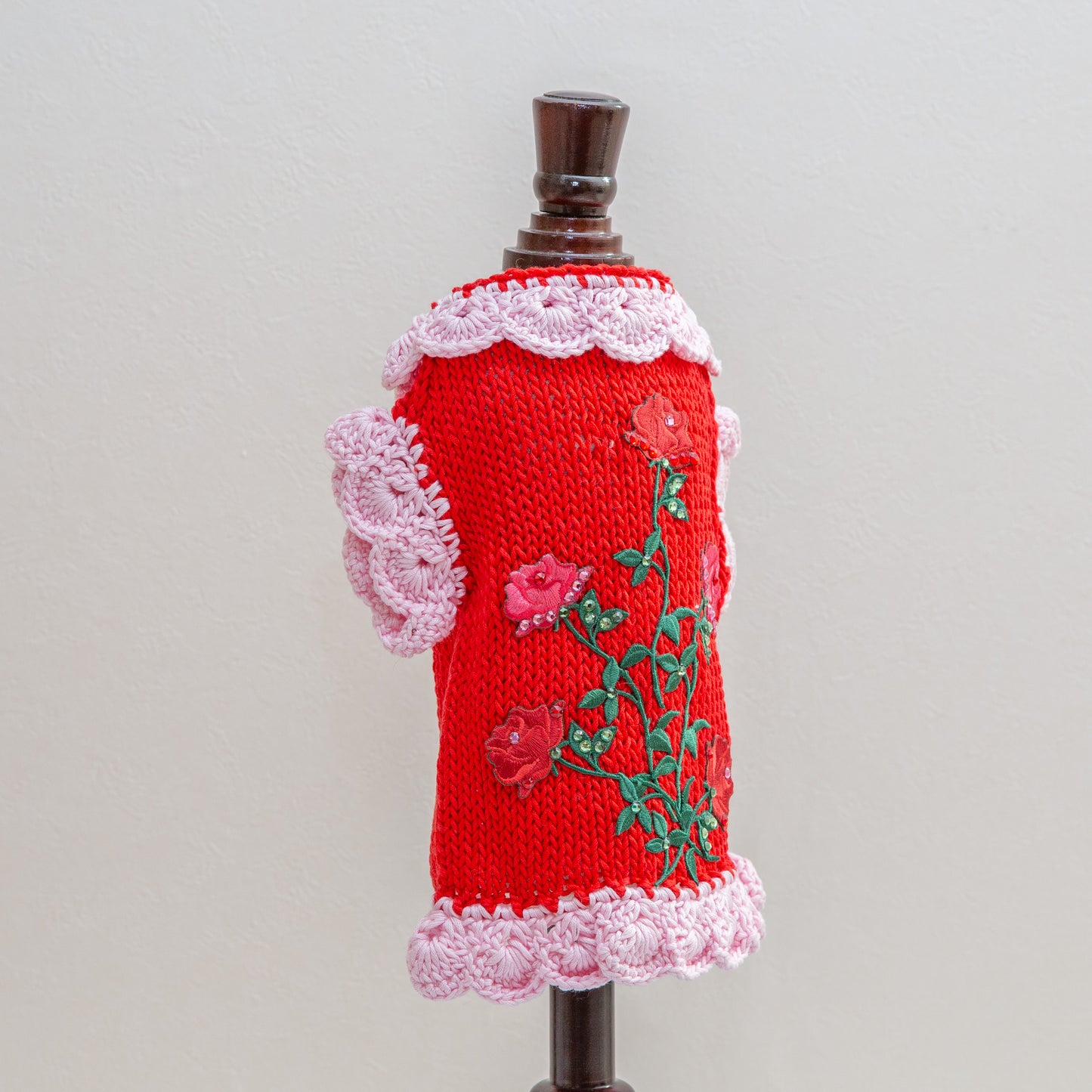 HandKnit summersweater with swarov