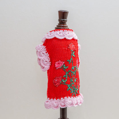 HandKnit summersweater with swarov