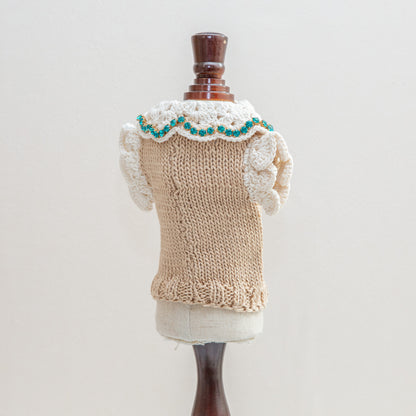 66-sweater with ivory big stars