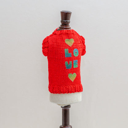 44-sweater red with love written