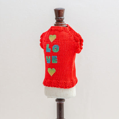 44-sweater red with love written