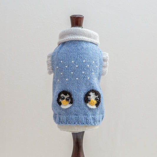 10-pullover ecocashmere with penguins