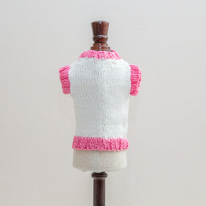 18-sweater Moschino style white