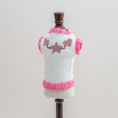 18-sweater Moschino style white