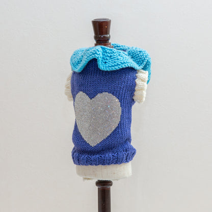 15-pullover bib blue wool crystals