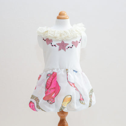 13-dress white moschino limited