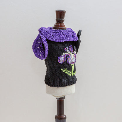 52-sweater black with iris embroidery