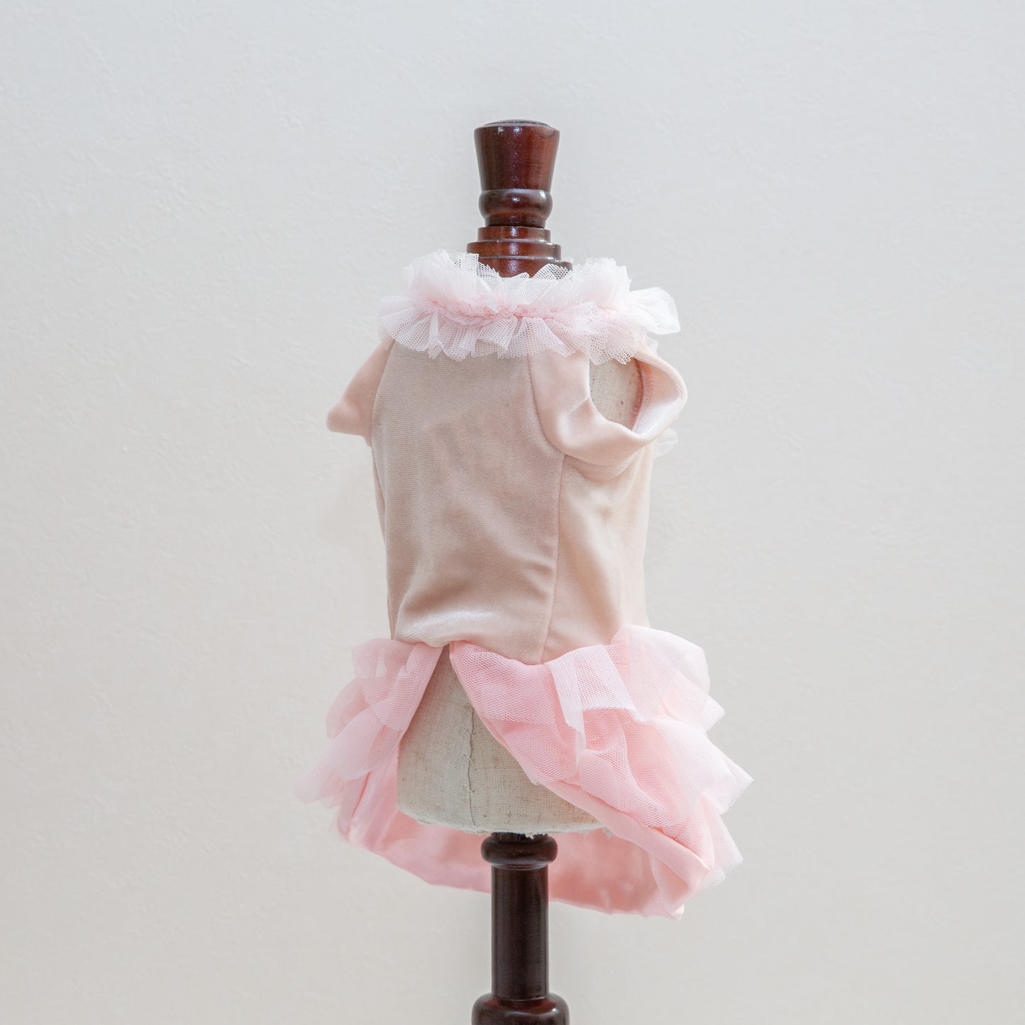 109-dress flowers pink grey