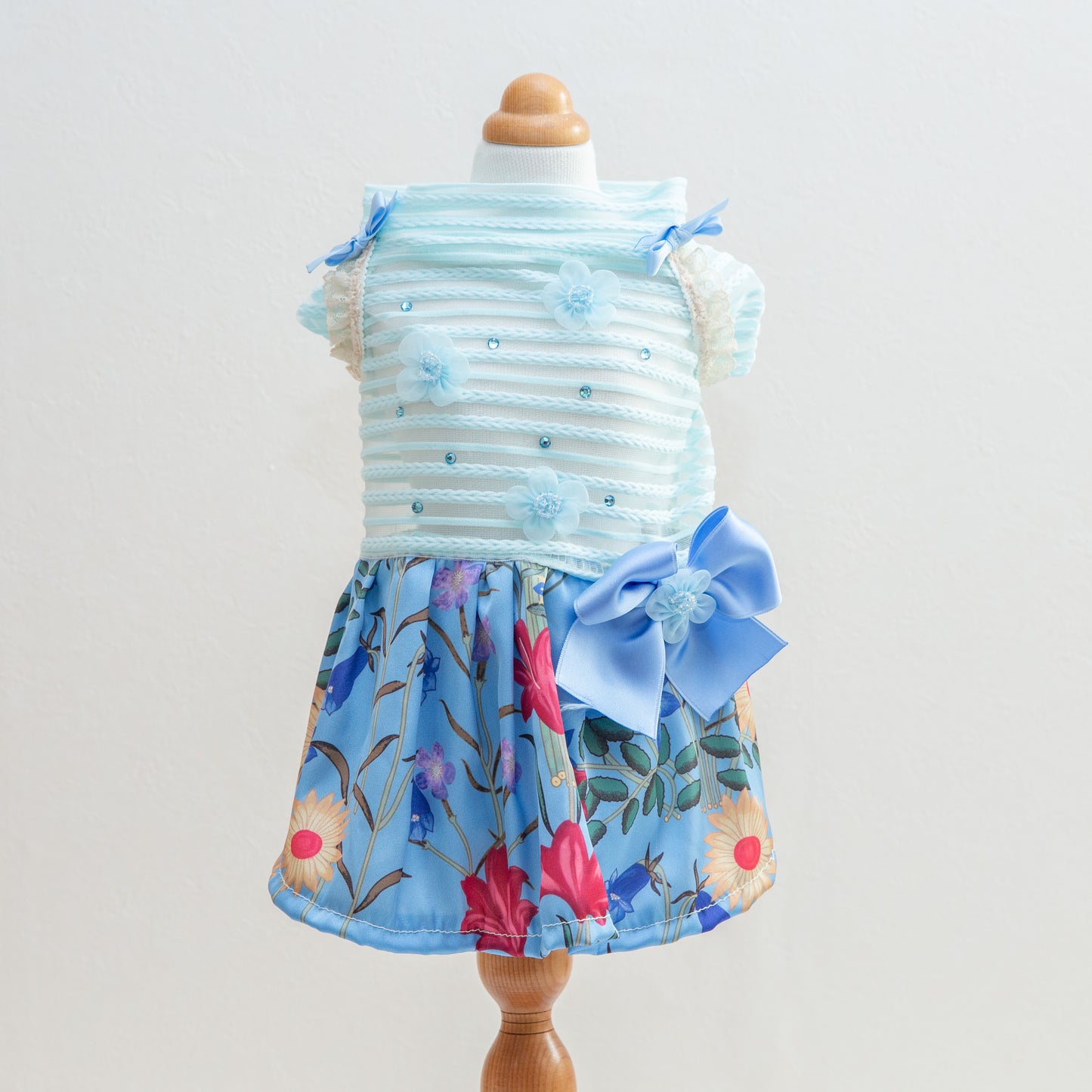 The Flora blue dress