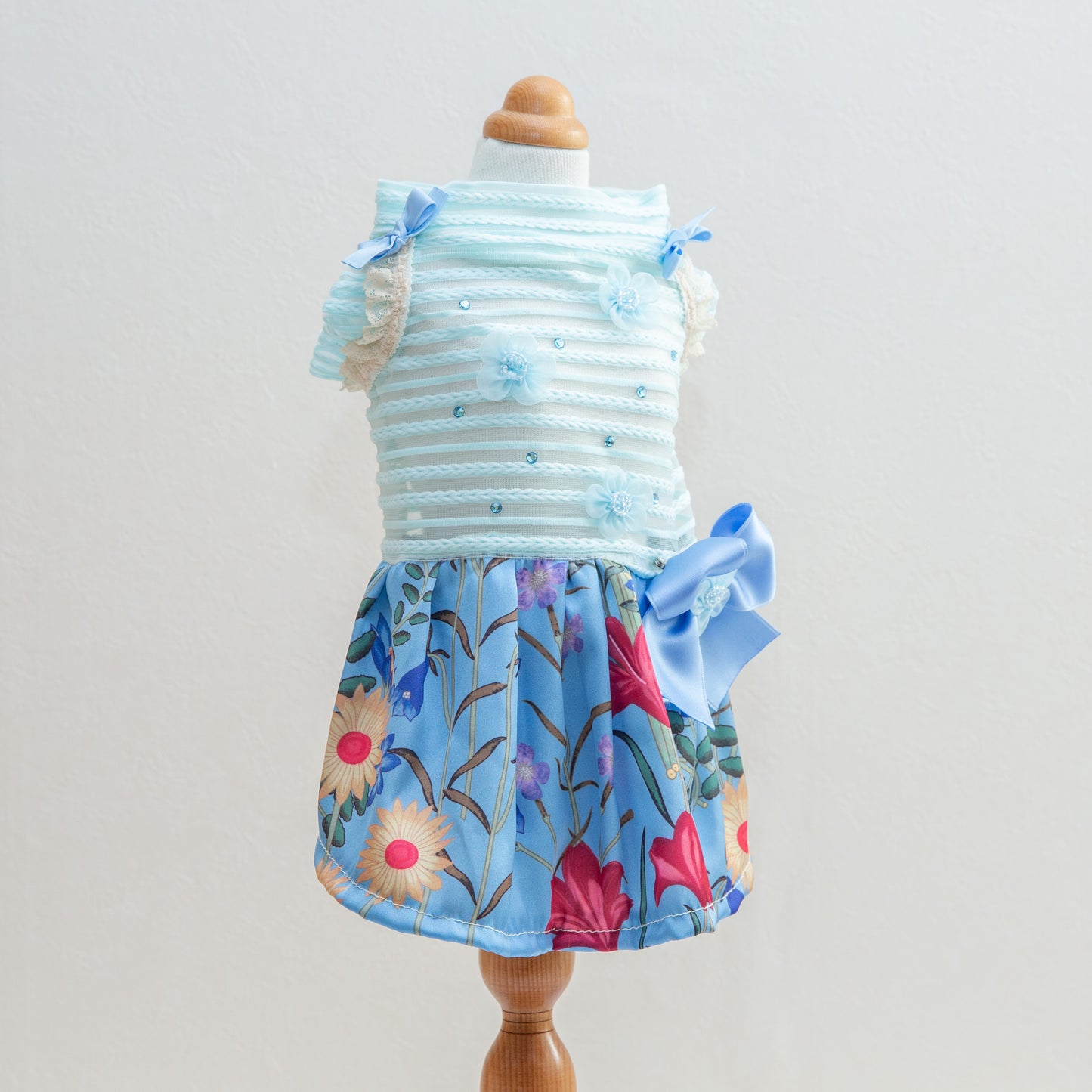 The Flora blue dress