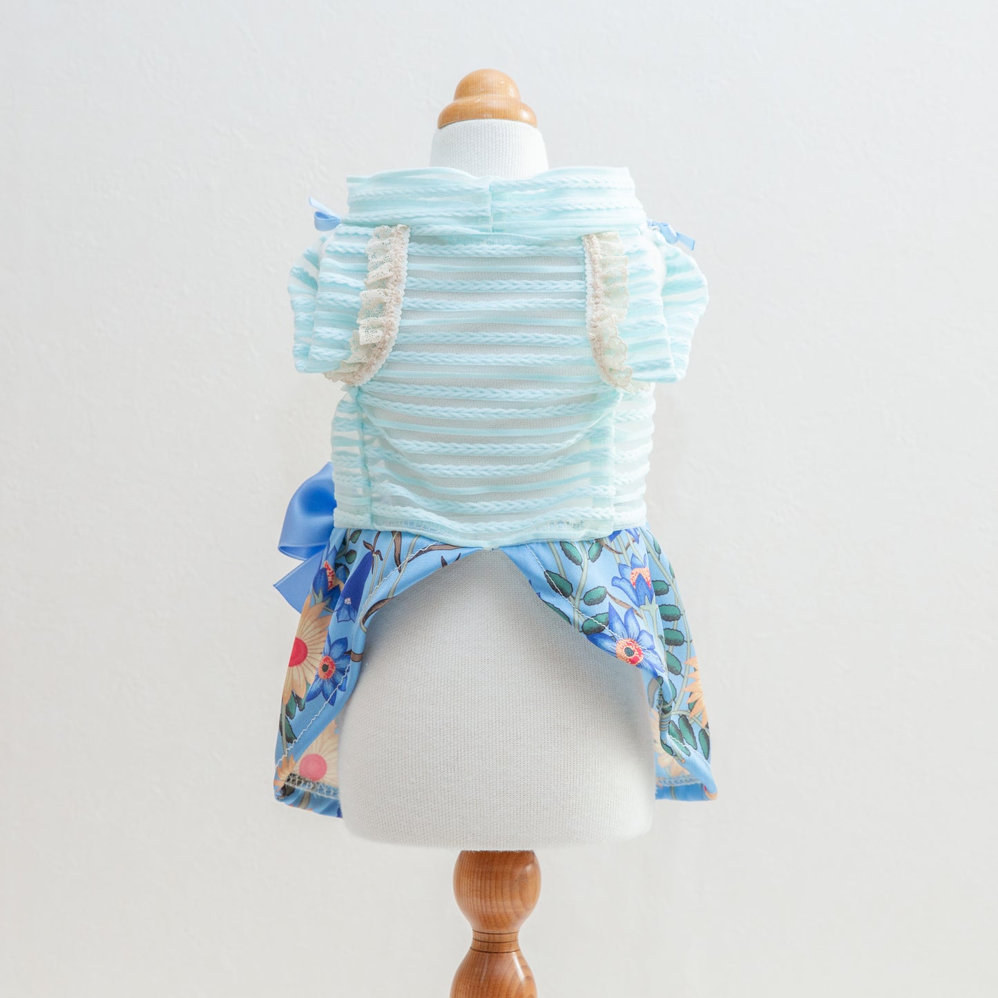 The Flora blue dress