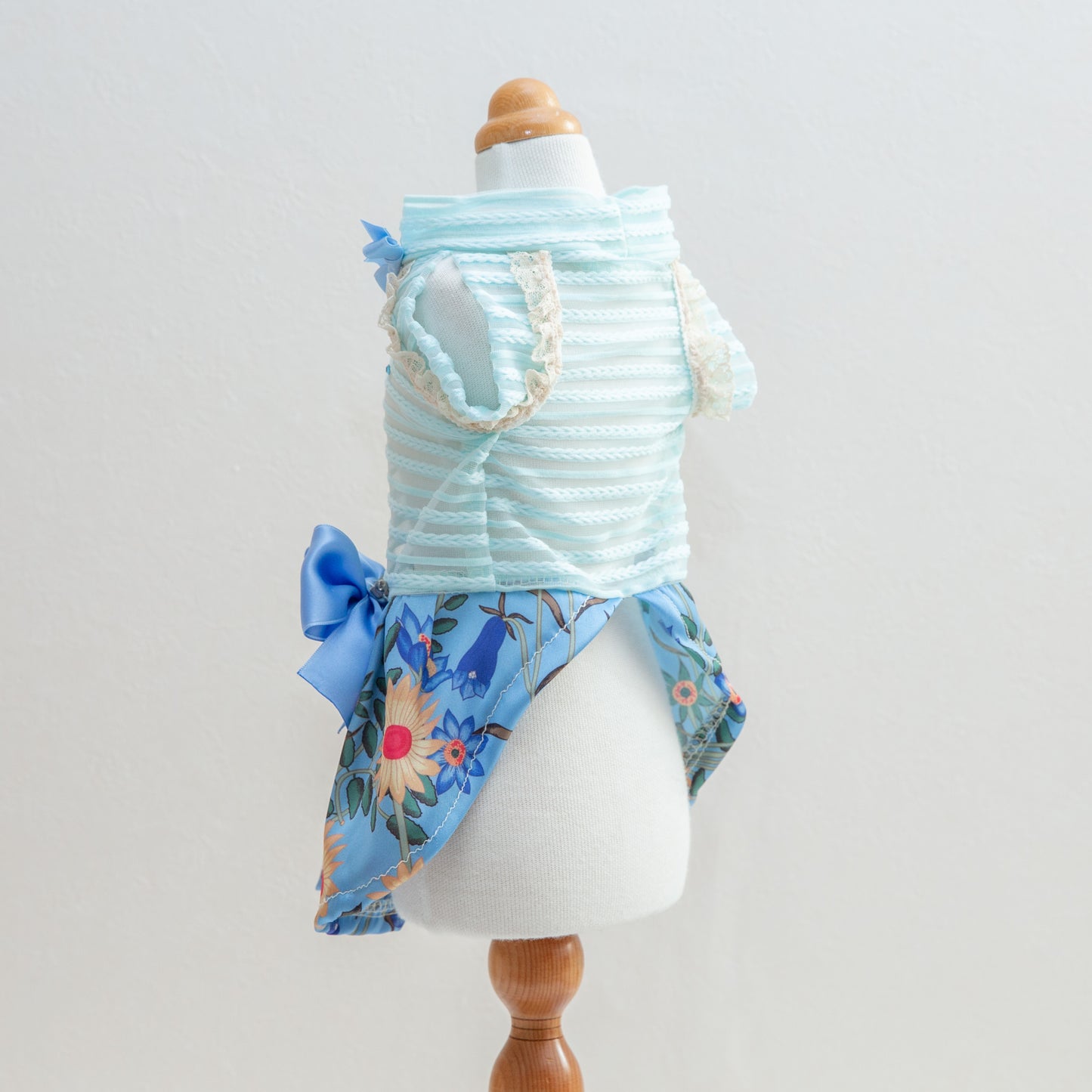 The Flora blue dress