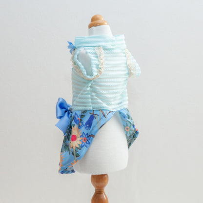 The Flora blue dress