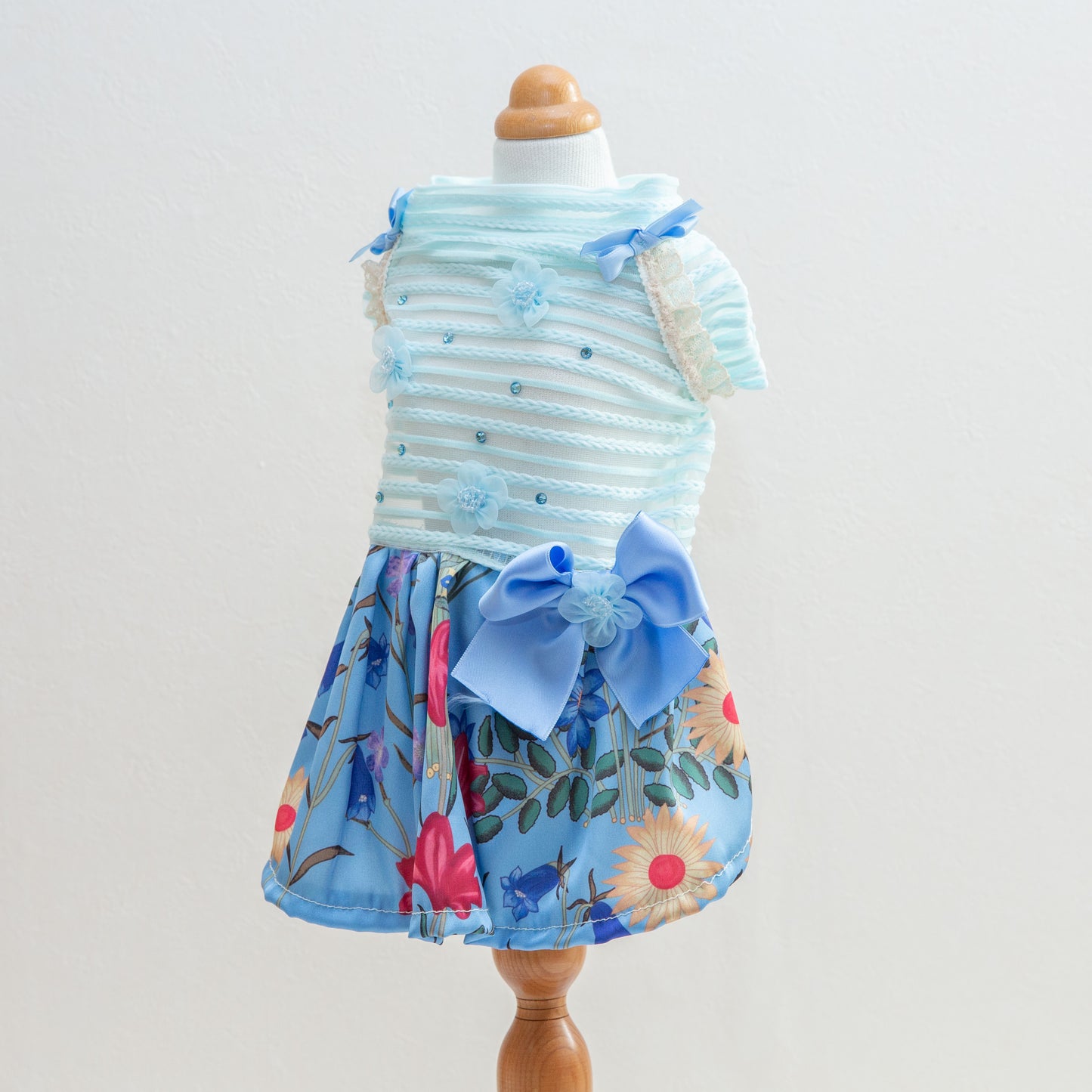 The Flora blue dress