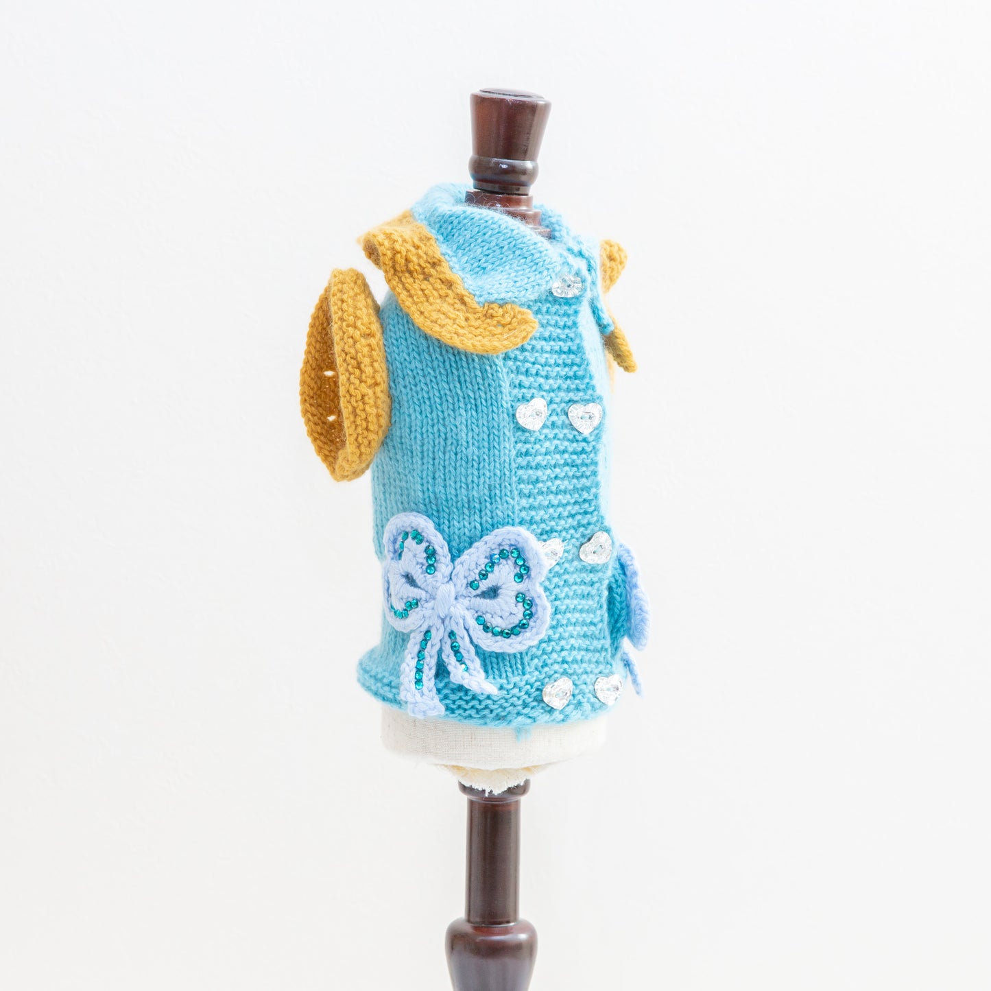 22-double brasted coat ccashmere blue