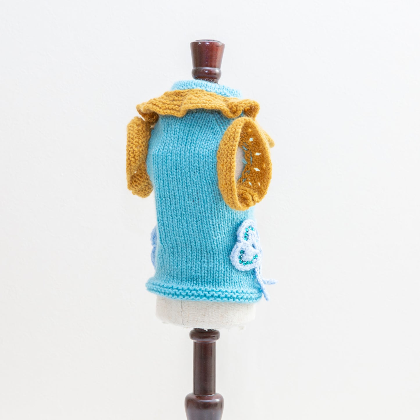 22-double brasted coat ccashmere blue