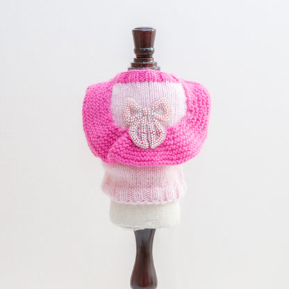 39-pullover cashmere pink and fucsia