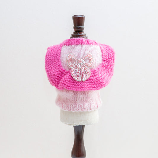 39-pullover cashmere pink and fucsia