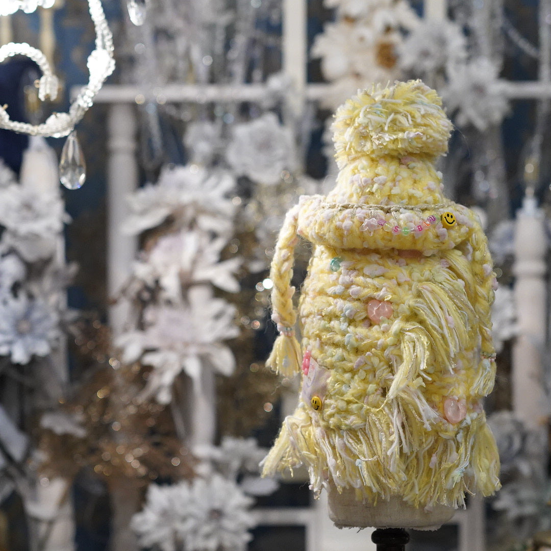 イエローマフラー＆キャップ