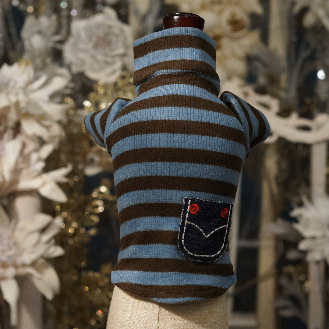 パッチポケットボーダータートル【Ruban D'or】