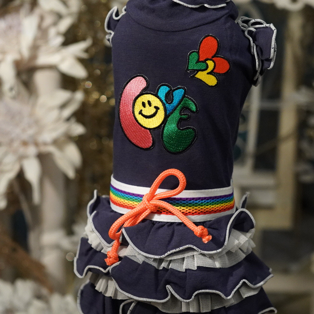 テラヘルツレインボーワンピース【Ruban D'or】