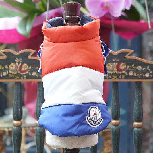 トリコロールダウンベスト【Ruban D'or】