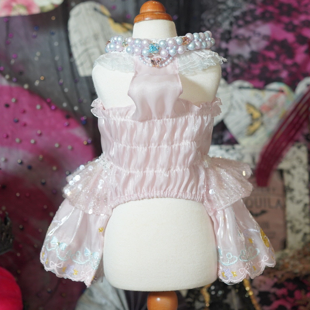 ﾋﾟﾝｸｼﾝﾃﾞﾚﾗﾜﾝﾋﾟｰｽ【miss blue pet】