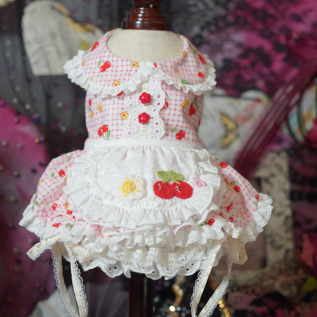 Little Cherry dress【miss blue pet】