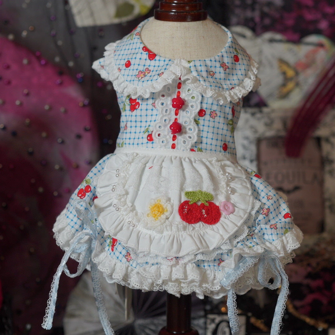 Little Cherry dress【miss blue pet】