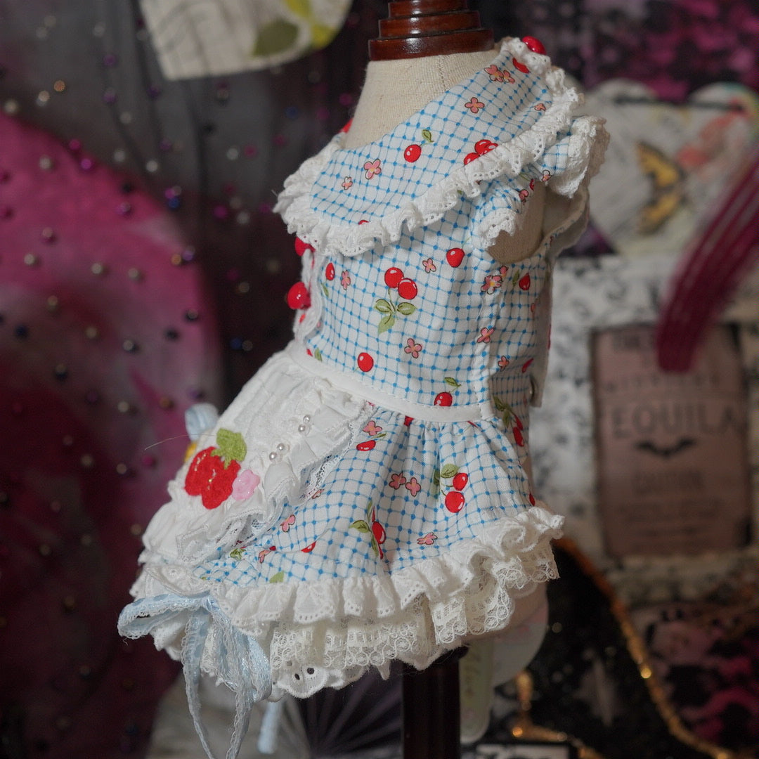 Little Cherry dress【miss blue pet】