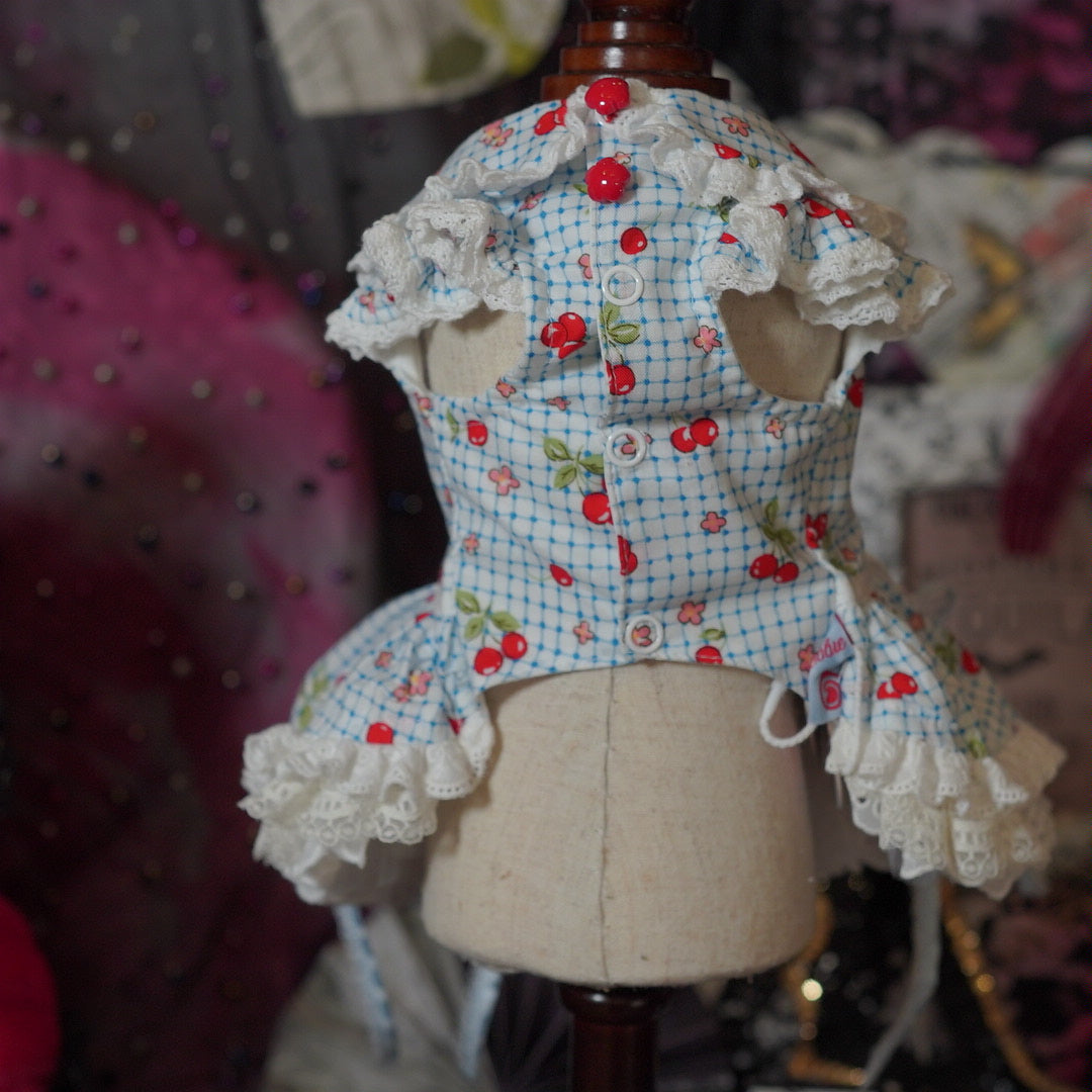Little Cherry dress【miss blue pet】