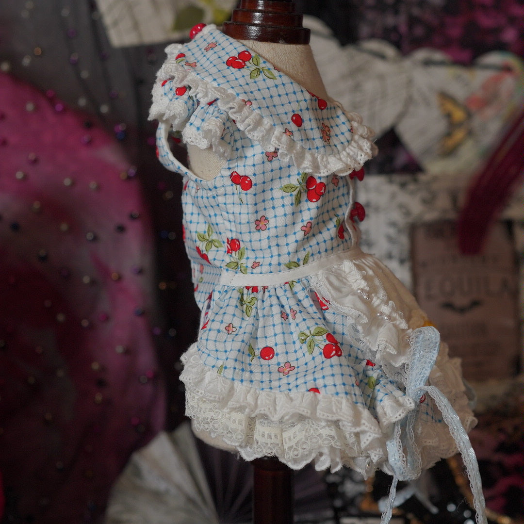 Little Cherry dress【miss blue pet】