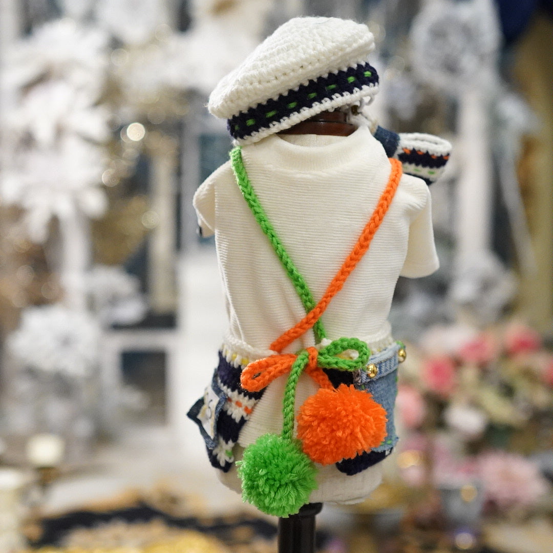 ｴﾌﾟﾛﾝ＆T 帽子＆ﾘﾎﾞﾝ