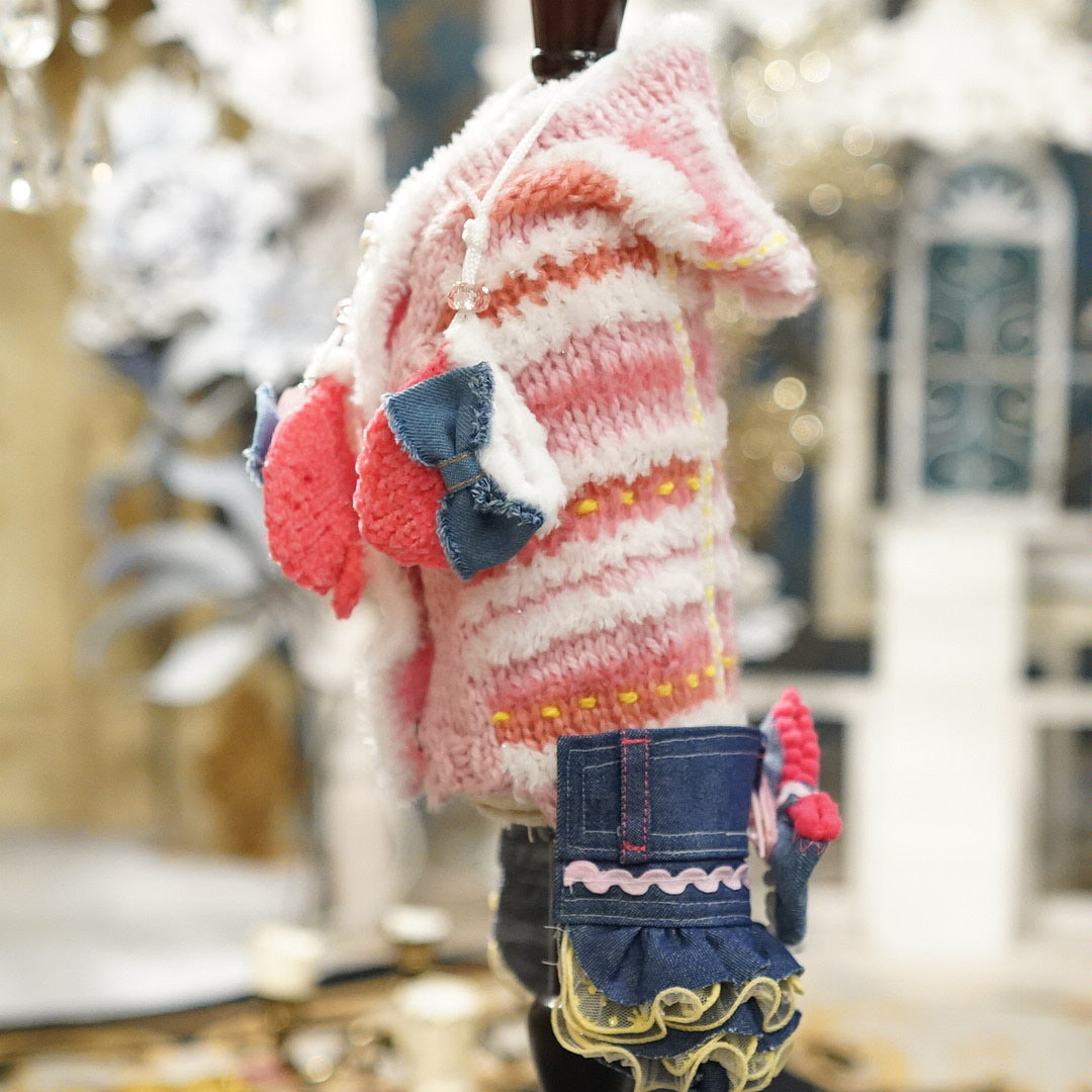 ﾋﾟﾝｸｼｭｶﾞｰﾆｯﾄﾜﾝﾋﾟｰｽ【OROKU】