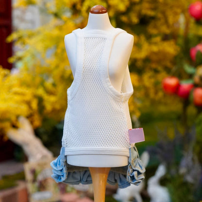 フルーツデニムンワンピース【Miss blue pet】