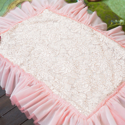 レースフリルブランケット【Ruban d'or】