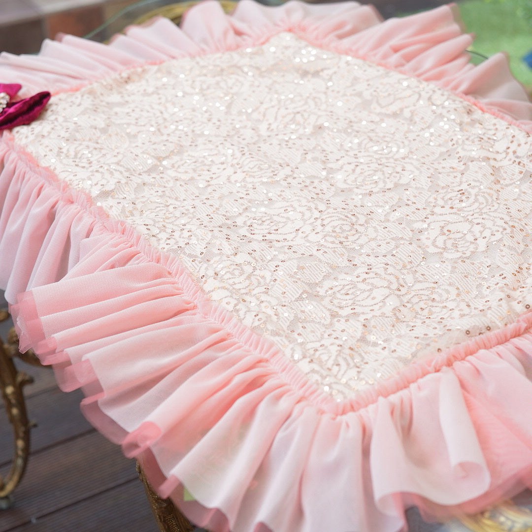 レースフリルブランケット【Ruban d'or】