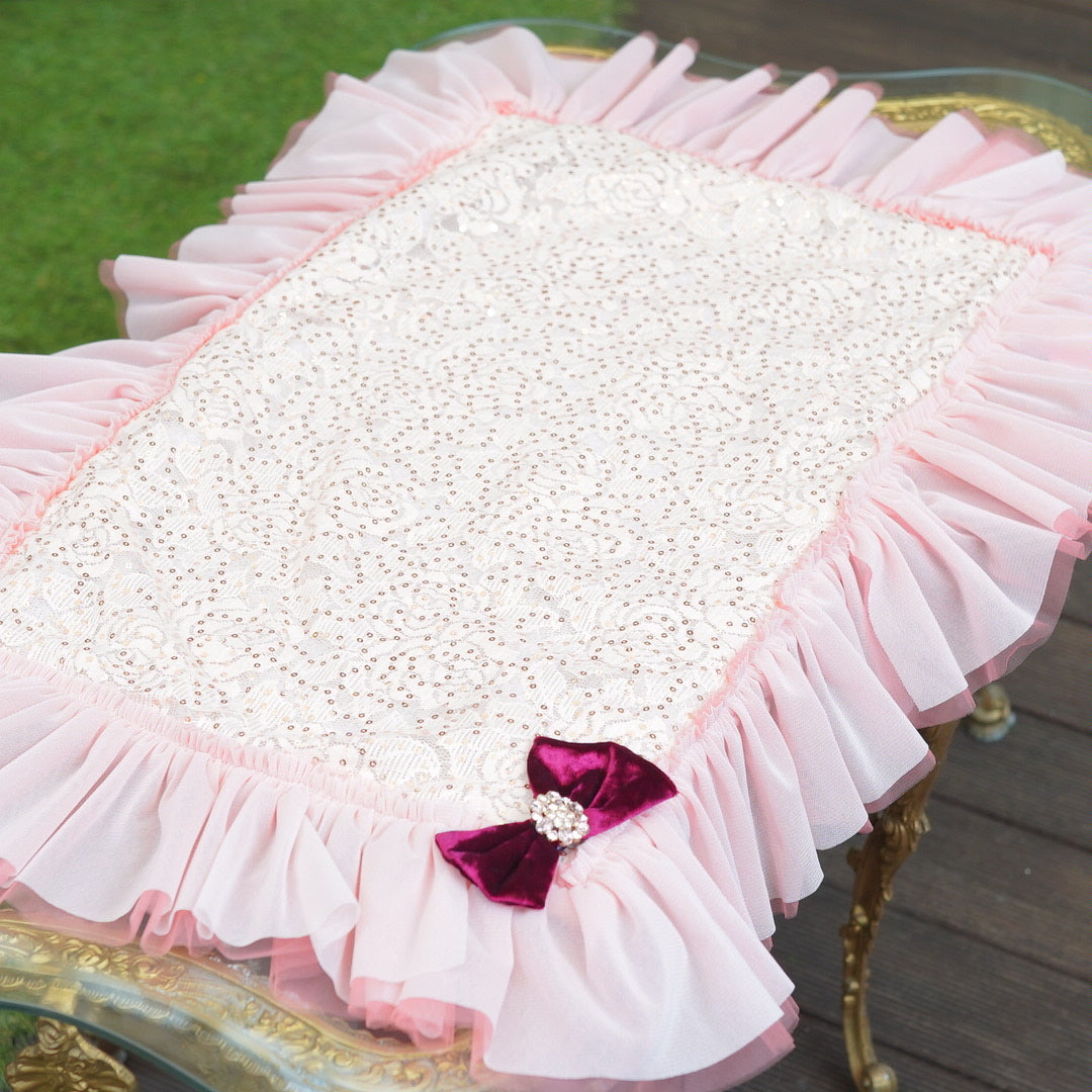 レースフリルブランケット【Ruban d'or】