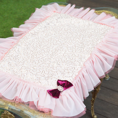 レースフリルブランケット【Ruban d'or】