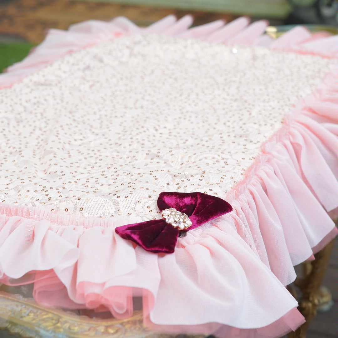 レースフリルブランケット【Ruban d'or】